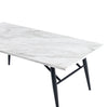 Micah Coffee Table in White Faux Marble