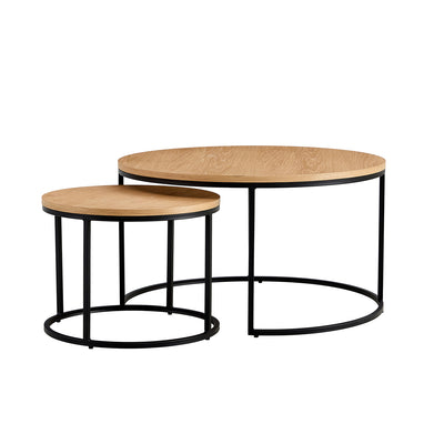 Alma Round Nesting Cocktail Tables