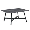 Nera Square Coffee Table in Black Faux Marble