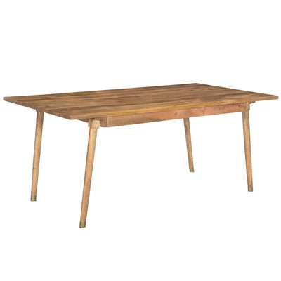 Clio 8-Seat Dining Table in Light Honey Finish