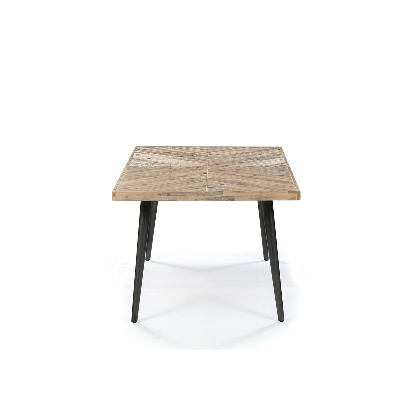 Jasmire 8-Seat Dining Table in White Limewash Finish