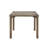 Iman Small Dining Table in Light Brown Finish