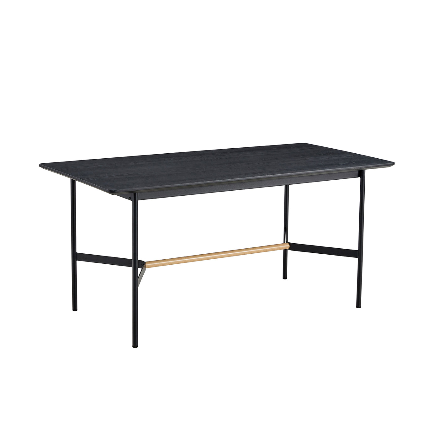 Svart 63" Dining Table in Black Oak