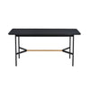 Svart 63" Dining Table in Black Oak