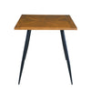 Arlo Dining Table in Wood Veneer & Metal Legs