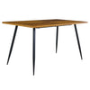 Arlo Dining Table in Wood Veneer & Metal Legs