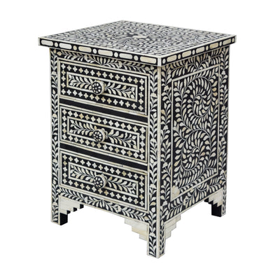 Aida 3-Drawer Nightstand