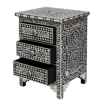 Aida 3-Drawer Nightstand