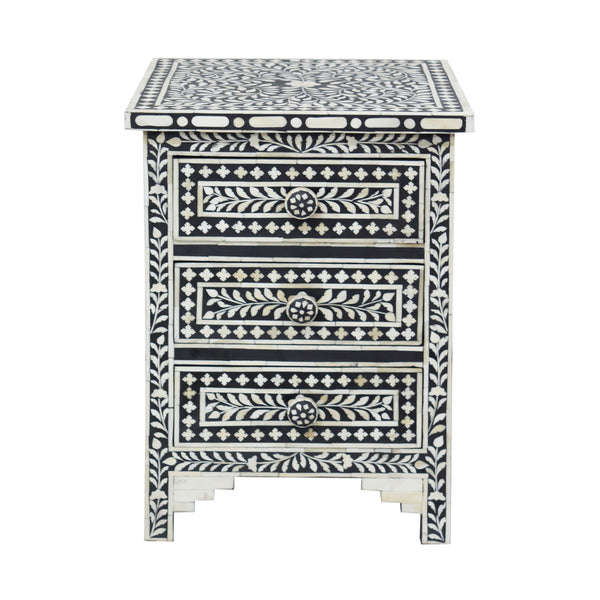 Aida 3-Drawer Nightstand