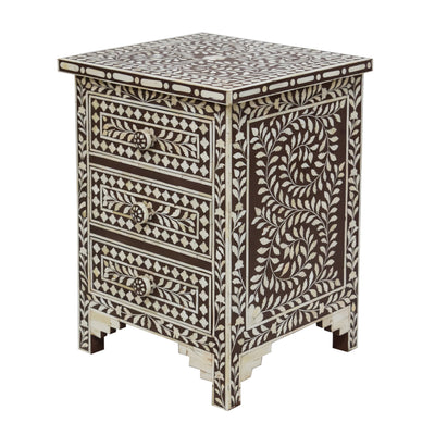 Aida 3-Drawer Nightstand