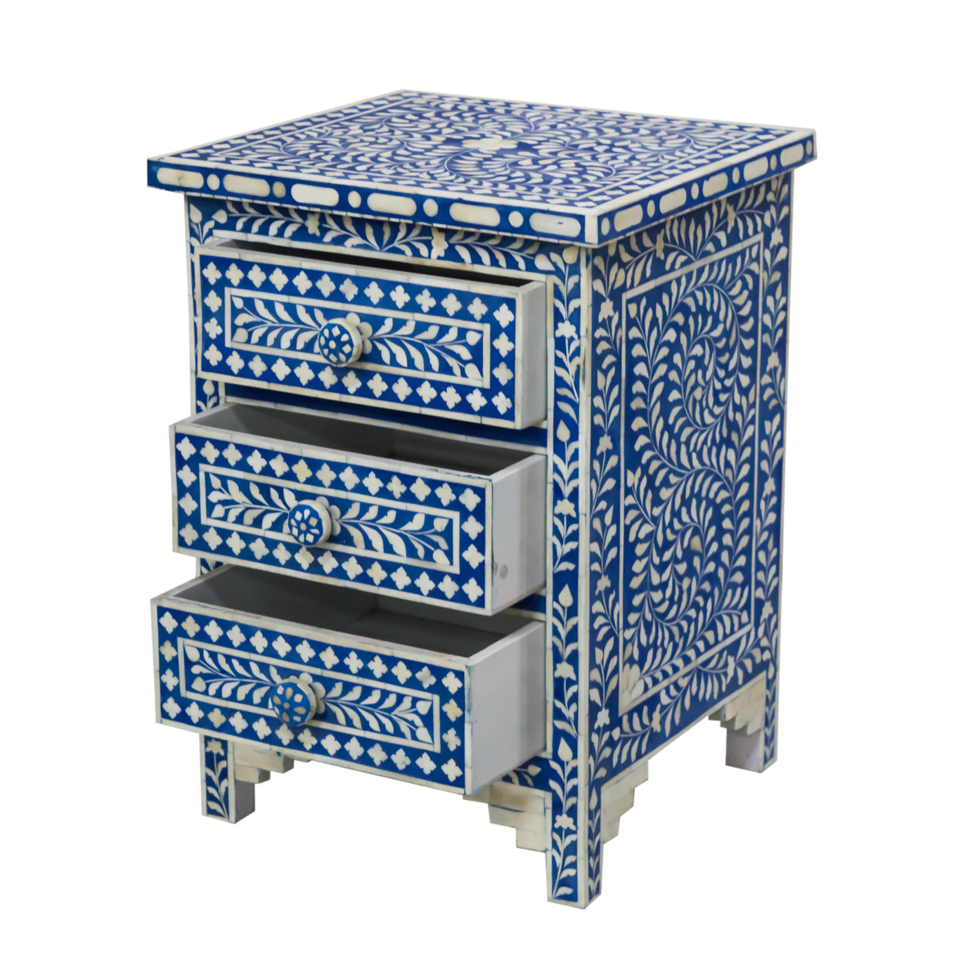 Aida 3-Drawer Nightstand