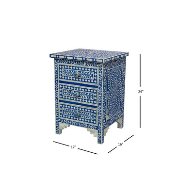 Aida 3-Drawer Nightstand