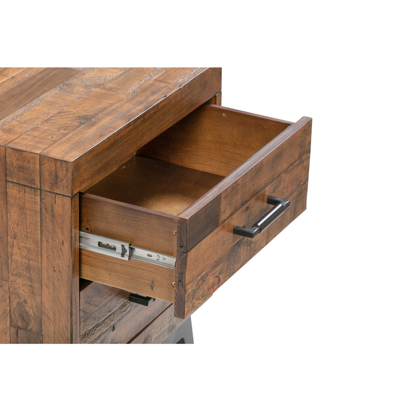 Dixon 2-Drawer Nightstand in Natural Finish