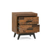 Dixon 2-Drawer Nightstand in Natural Finish