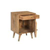 Clio Nightstand in Light Honey Finish