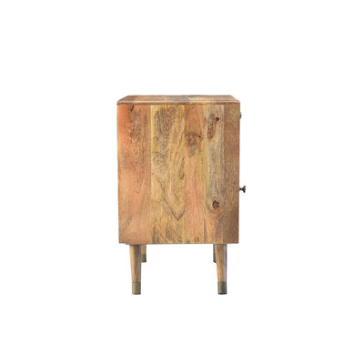 Clio Nightstand in Light Honey Finish