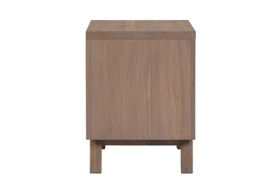 Habana Nightstand White Washed Finish