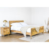 Clio Bed Frame in Light Honey Finish